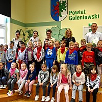 Wizyta najmłodszych w Starostwie Powiatowym w Goleniowie