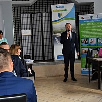  - W dniu 27 kwietnia 2018 r. Starosta Goleniowski Tomasz Kulinicz uczestniczył w spotkaniu z uczniami klas IV z ZSP Nowogard.