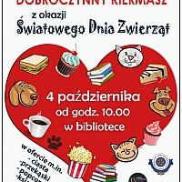 Dobroczynny Kiermasz z okazji Światowego Dnia Zwierząt