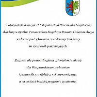 Dzień Pracownika Socjalnego