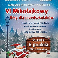 VI Mikołajkowy Bieg dla przedszkolaków