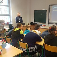 Współpraca Zespołu Szkół z Powiatową Stacją Sanitarno-Epidemiologiczną i z Komendą Powiatową Policji w Goleniowie