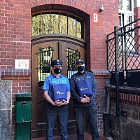 Służba więzienna wspiera Dom Pomocy Społecznej w Nowogardzie w czasie epidemii