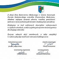 Życzenia dla ratowników medycznych 