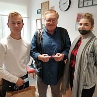 Akcja „Podaruj wiersz” w ZS nr 1 w Nowogardzie 