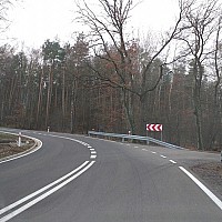 Zdjęcie drogi powiatowej nr 4133Z Łoźnica-Żółwia Błoć na odcinku Niewiadowo-Żółwia Błoć wraz z budową ciągów pieszo-rowerowych po przebudowie - Projekt po przebudowie