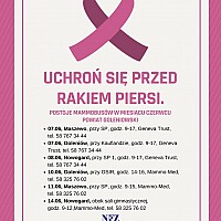 Bezpłatne badania mammograficzne na terenie powiatu goleniowskiego