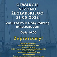 Regaty otwarcia sezonu żeglarskiego w Lubczynie