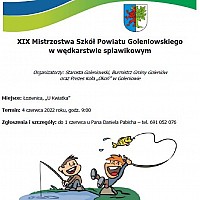 XIX Mistrzostwa Szkół Powiatu Goleniowskiego w wędkarstwie spławikowym
