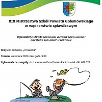 XIX Mistrzostwa Szkół Powiatu Goleniowskiego w wędkarstwie spławikowym
