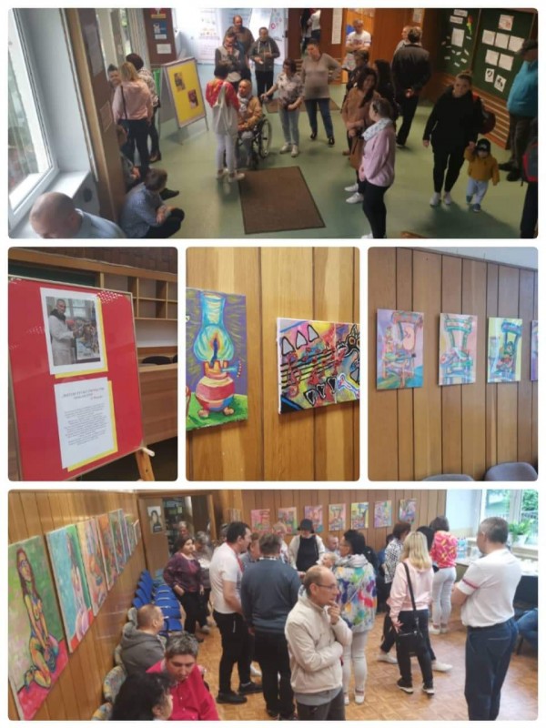 Wernisaż wystawy malarskiej Krzysztofa Podymy w Nowogardzie -