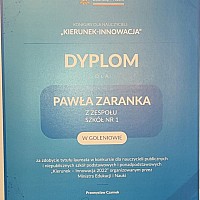Nagroda dla nauczyciela z Zespołu Szkół nr 1 w Goleniowie